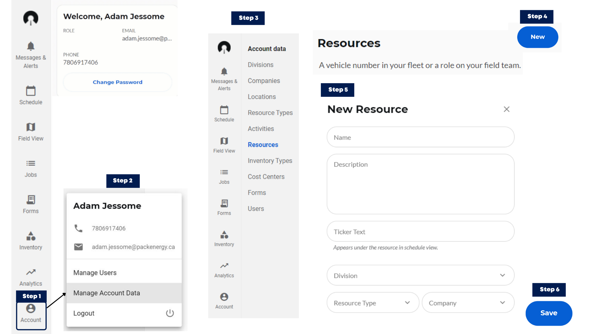 How to Add/Manage Resources